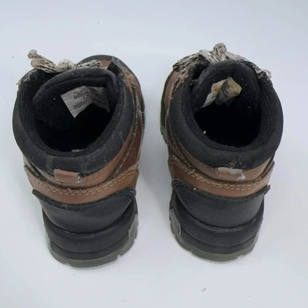 Disney Winnie The Pooh Toddler Hiking Boots‎ Size 6 Brown Trail Shoes Tigger Y2K